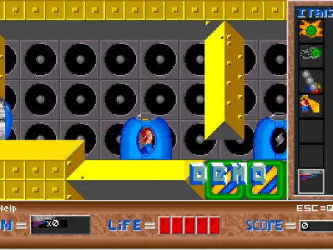 Demo Mode: Using a teleporter.