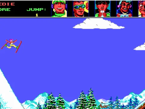 Doing some crazy tricks