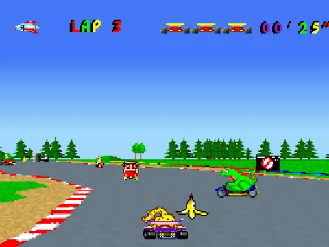 The first track is a simple circle