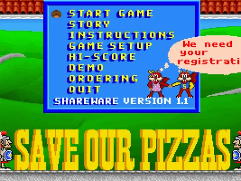 Main menu
