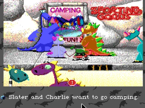 Reading the caption out (EGA)