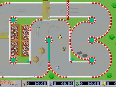 One of the tracks of the game  - Lasol