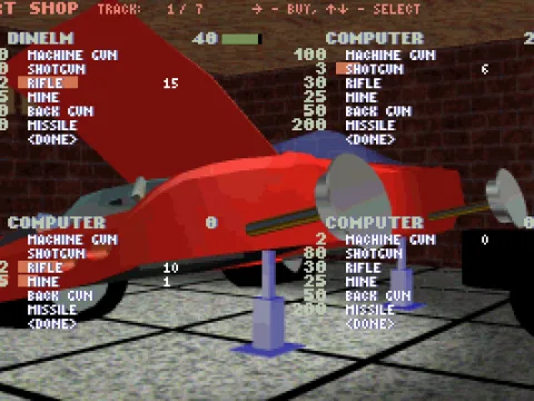 Part Shop - Choose your weapon!