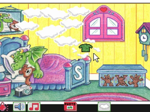 Waiting for the dream in the bedroom