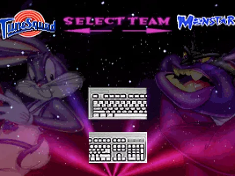 Tunesquad or Monstars. Team select.