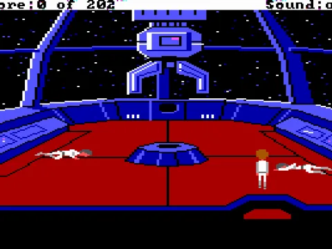 Roger Wilco in the Control Room