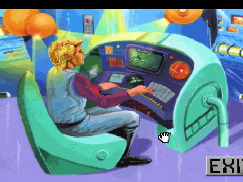 Roger at the Arcada's central computer