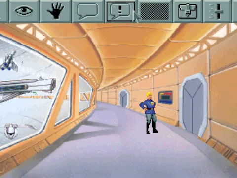 Starting as a cadet in the Starcon Academy. Displaying the interface