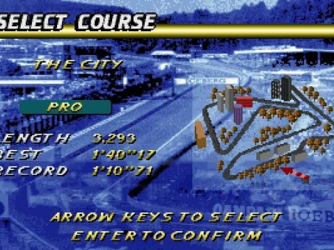 Select Course Screen