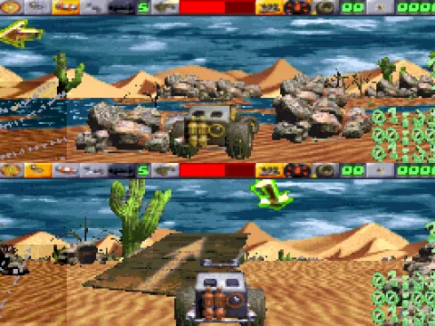 Dune Buggy - split screen game