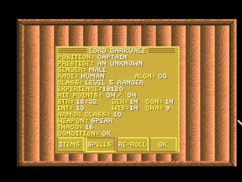 Character (Captain) Creation: reroll the stats of your character to your hearts content. No stats modifcation here though!