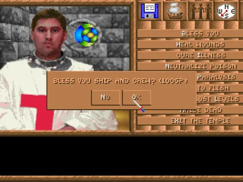 Waterdeep - Temple of Isis. Among others you can bless your troops...who knows you might need it when coming across nasty pirates in the space realm.