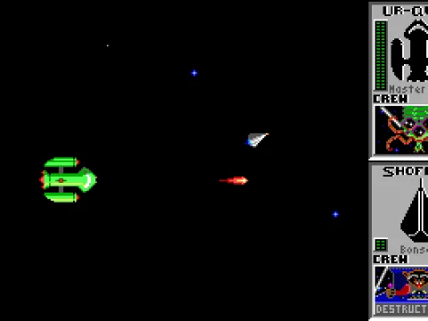 The Ur-Quan Dreadnought is the undisputed king of the spaceways (MCGA/VGA)