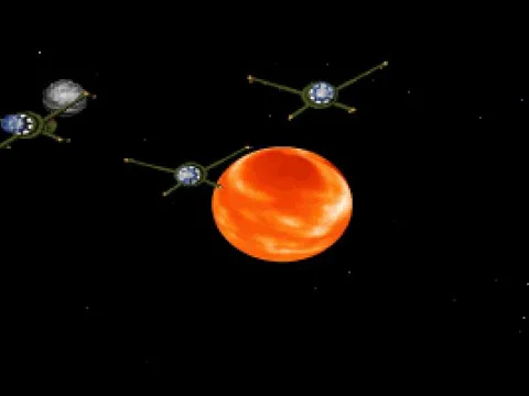 From the humble intro. Master of Orion fans will recognize the ship style...