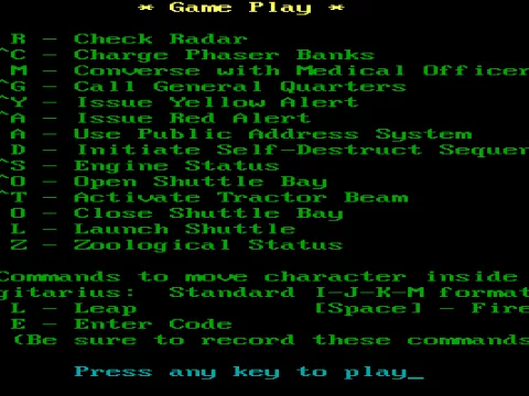 There's a LOT of different commands here.