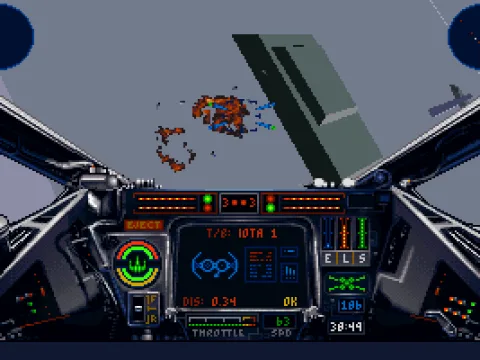 Battle against Imperial Forces near the Death Star