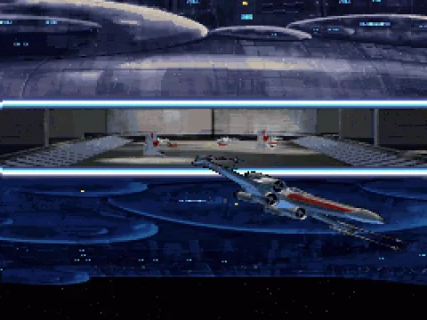 Leaving our mother ship behind (intro sequence)