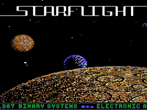 Title screen (EGA/Tandy)