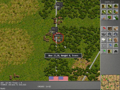 First turn, after deploying our units