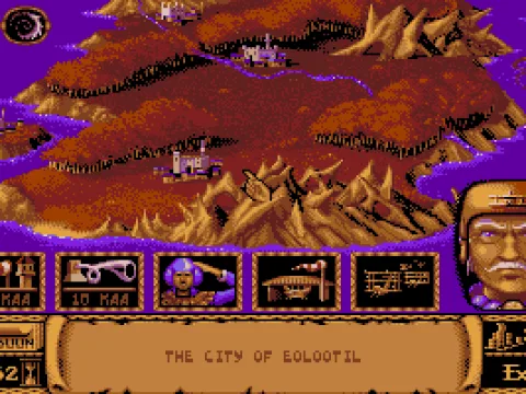 Commander Screen - Utilize defenses such as catapults and airbases!