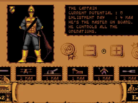 Recruiting Screen - Here you can recruit various troop types for your air armada
