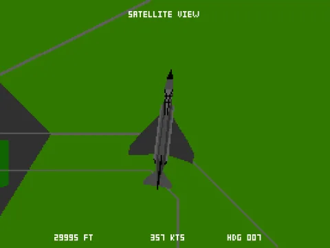 External satellite view