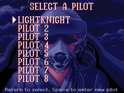 Select a pilot