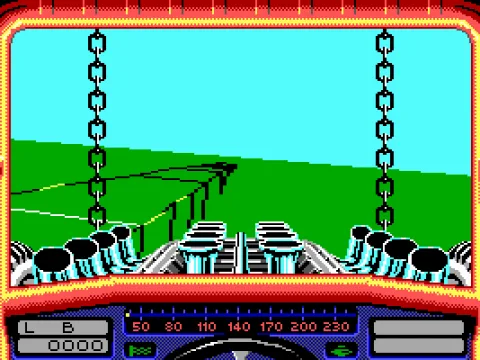 Being hoisted onto the track