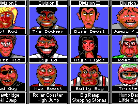 The division standings