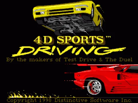 4D Sports Driving v1.1 title screen