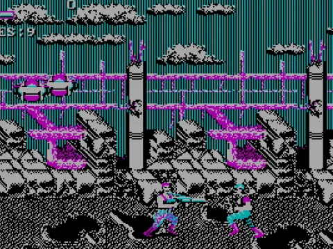 Starting a new game (CGA)