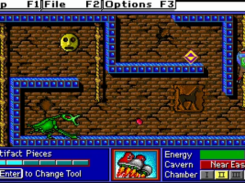 Against one of the creatures (Near East)