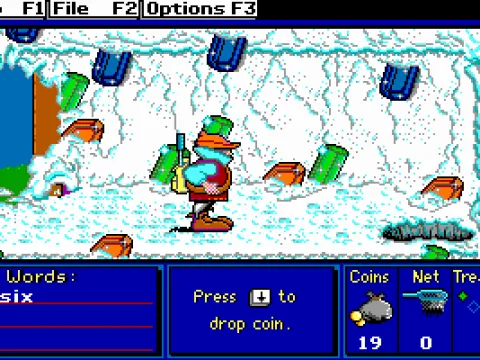 This hole will drop you back down a level (MCGA)