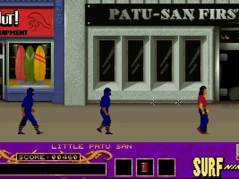 Level one: watch out for those shuriken.