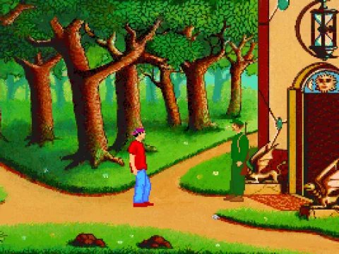 The bad guy's mansion.