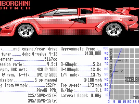 Car selection and stats