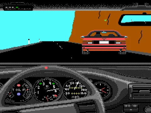 Passing a car in your lane.