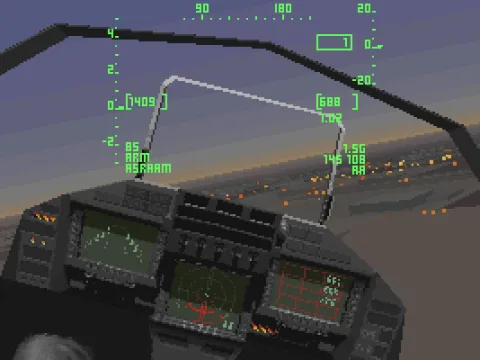 In-game shot - 1 (in the cockpit)