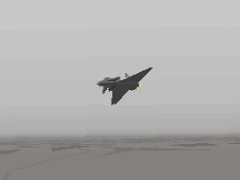 In-game shot - 3 (external view of your plane while it is flying)