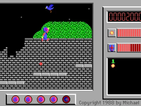 Mid-air jumping, and avoiding those birds, is challenging.