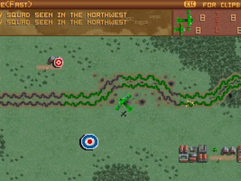 On the way to the target