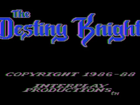 Title screen (CGA Composite)