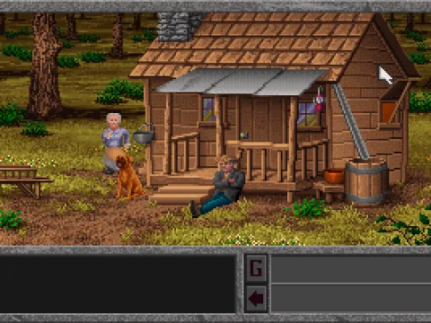 Game opening - Wakes up from nap to go hunt lunch