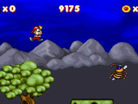 Jumpig from the tree... Wasp is here.