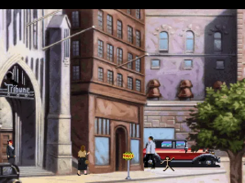 Outside the New York Daily Register News Tribune