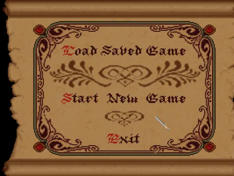 Main menu