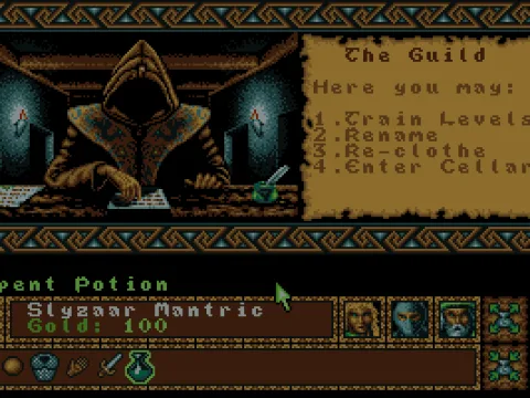 The Guild - Train your party to become more powerful...and try your luck exploring the cellars