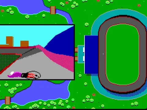 Velodrome Sprint Cycling