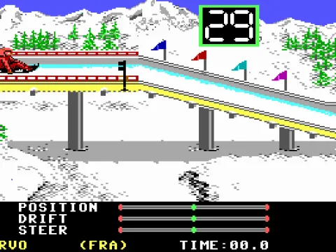 Ready to begin luge! (EGA/MCGA/Tandy)