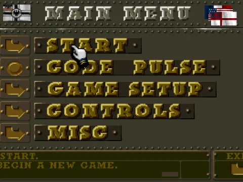 Main menu
